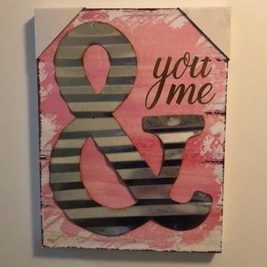 “You & Me” Wall Decor